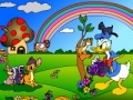Juego Donald Duck. Online Coloring Page