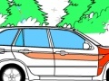 Juego Kid's coloring: The car on the road
