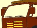Juego Big transport truck coloring