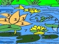 Juego Fishes in the river coloring
