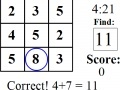 Juego Math Cross Search 3x3
