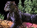 Juego Wild black cat puzzle