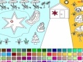 Juego Christmas in resort coloring
