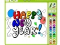 Juego Happy New Year Coloring