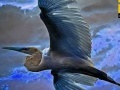 Juego Flying Blue Stork: Puzzle