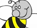 Juego Cute bee coloring game