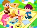 Juego Three friends at the picnic design