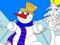 Juego Snowman Coloring Game