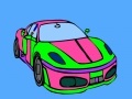 Juego Modern car coloring