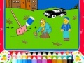 Juego Farmer and child coloring