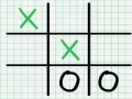 Juego Tic tac toe: Paper note