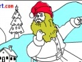 Juego Santa And Angel: Coloring