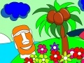Juego Tropical Island Paradise Coloring