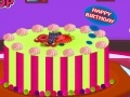 Juego Vanilla Birthday Cake Decor