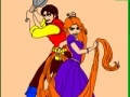 Juego Coloring: Flynn and Rapunzel