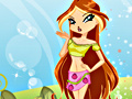 Juego Chibi Winx Flora