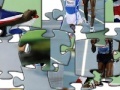 Juego Puzzle Mo Farah 10.000 m champion, Barcelona 2010