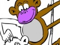 Juego Coloring Jungle Monkeys