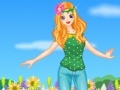 Juego Showy flowers girl