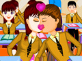 Juego School Student Kissing