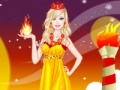 Juego Barbie Fire Princess Dress Up
