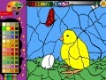 Juego Chick And egg coloring