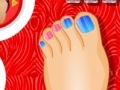 Juego Floral Toe Nail Designs