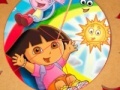 Juego Dora Round Puzzle