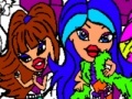 Juego Four bratz coloring