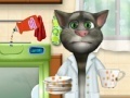 Juego Talking Tom. Washing dishes