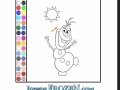 Juego Coloring: Olaf on the Sun