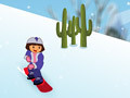 Juego Dora Snow skates