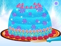 Juego Frozen. Princess gown cake decor