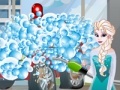 Juego Elsa. Ambulance washing