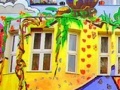 Juego Find the spot colorful house