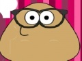 Juego Puzzle Pou glasses