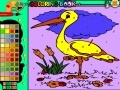 Juego Mountain heron coloring