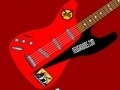 Juego Red and Black Guitar