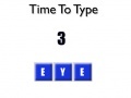 Juego Time To Type