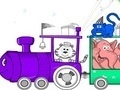 Juego Animal Train Coloring