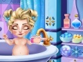 Juego Frozen Elsa Baby Bath