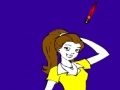 Juego Beautiful student coloring
