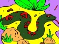 Juego Snake on the land coloring