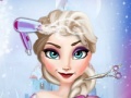 Juego Elsa. Hair salon