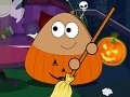 Juego Pou Halloween Cleanup