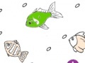 Juego Big ocean and fishes coloring