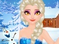 Juego Elsa. Sparkling eyelashes