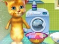 Juego Ginger washing clothes