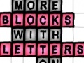 Juego More Blocks with Letters On