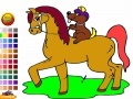 Juego Horse and Dog Coloring